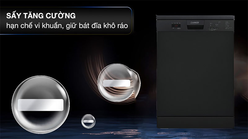 Máy rửa chén Junker JS60XR15PTG - Hàng chính hãng