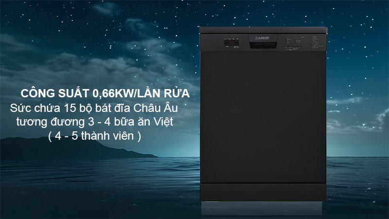 Máy rửa chén Junker JS60XR15PTG - Hàng chính hãng