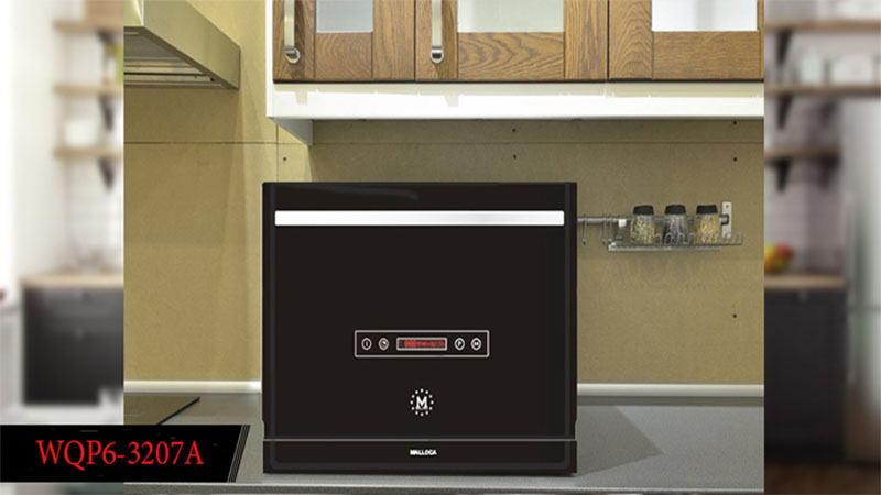 Máy rửa bát Malloca WQP6-3207A - Hàng chính hãng