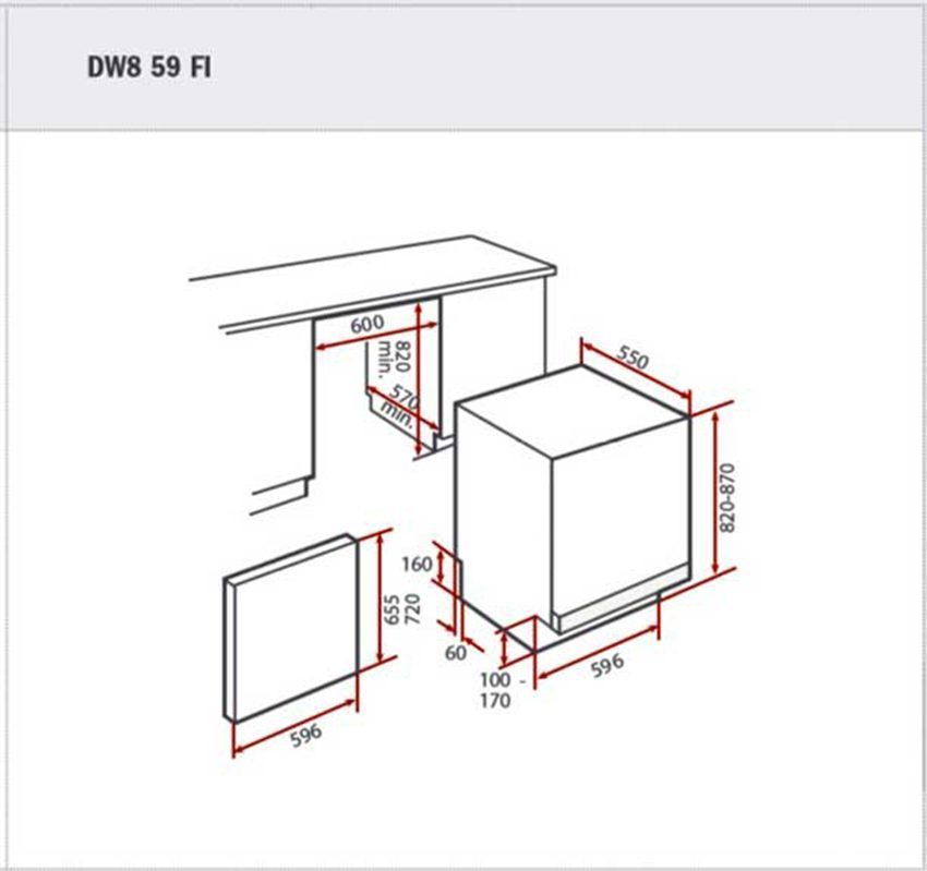 Máy rửa chén Teka DW8 59 FI - Hàng chính hãng