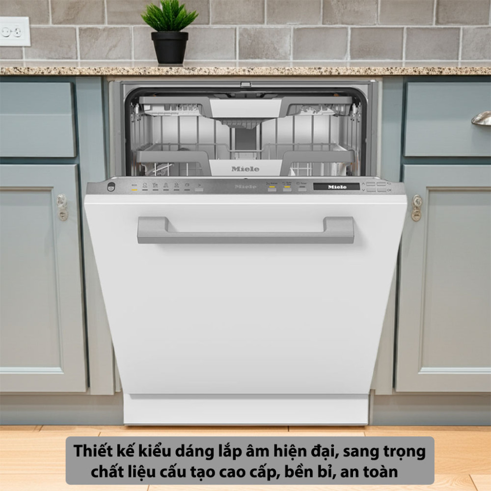 Máy rửa chén âm tủ Miele G-7197 SCVI XXL AutoDos - Hàng chính hãng