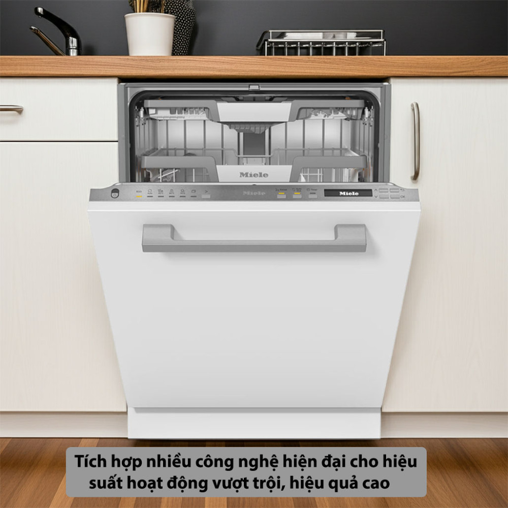Máy rửa chén âm tủ Miele G-7197 SCVI XXL AutoDos - Hàng chính hãng