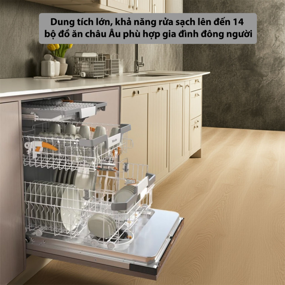 Máy rửa bát âm tủ Miele G 7650 SCVi AutoDos - Hàng chính hãng