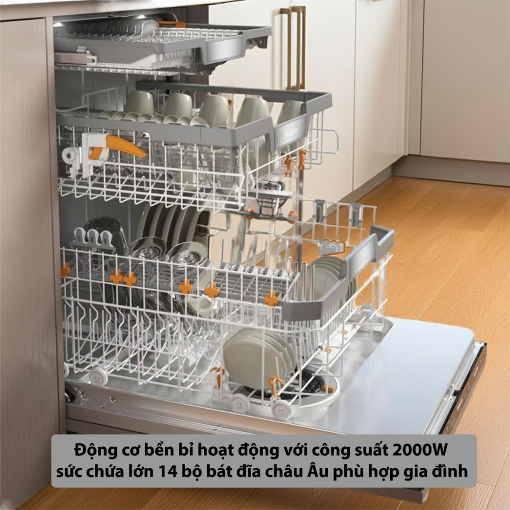 Máy rửa chén âm tủ toàn phần Miele G-7797 SCVi XXL AD 125 Gala Ed - Hàng chính hãng