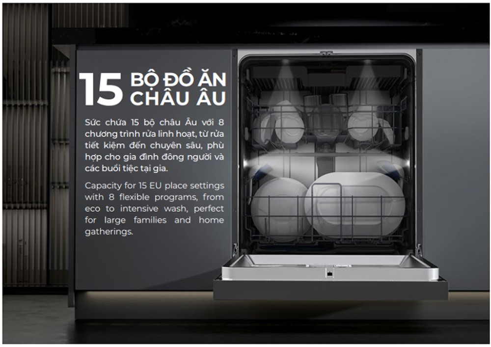 Máy rửa chén độc lập Hafele HDW-F6053S (535.29.702) - Hàng chính hãng