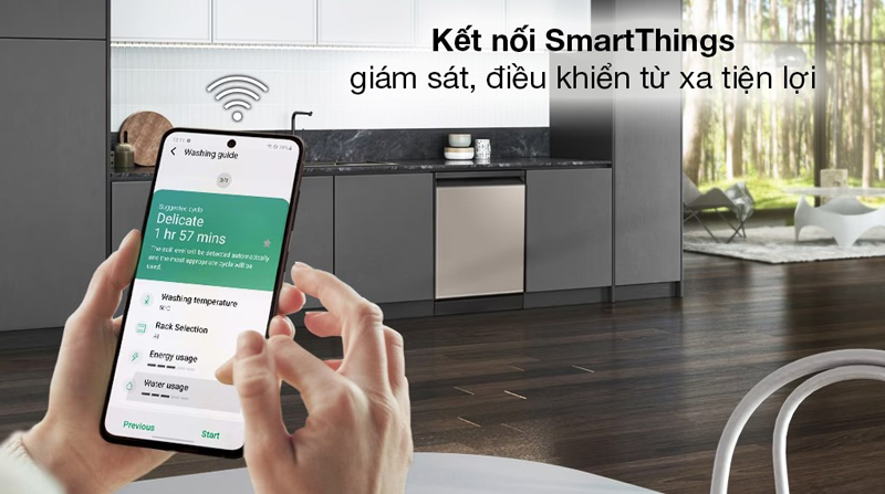 Điều khiển từ xa bằng ứng dụng SmartThings
