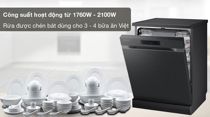 Máy rửa chén Samsung DW60CG550FSGSV - Hàng chính hãng