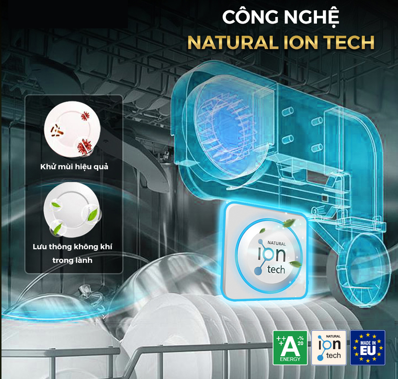 Máy rửa bát Kocher KDEU8866S8 - Hàng chính hãng