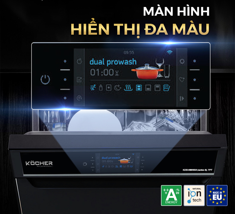 Máy rửa bát Kocher KDEU8866S8 - Hàng chính hãng