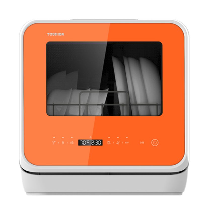 Máy rửa chén bát mini Toshiba DWS-22AVN D - Hàng chính hãng