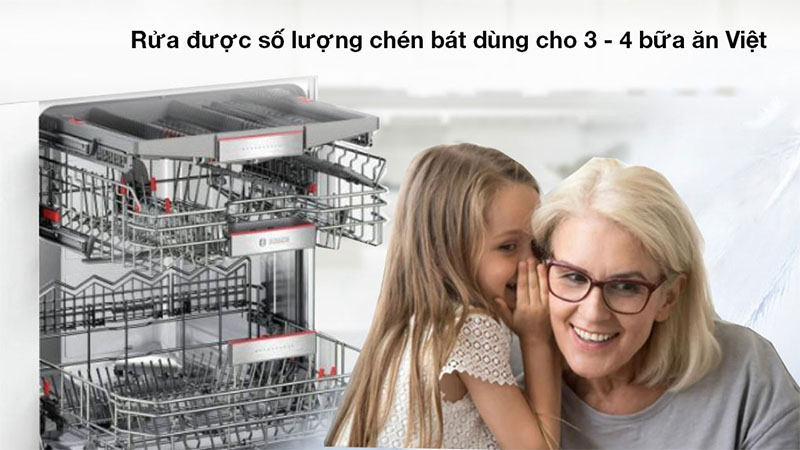 Máy rửa chén độc lập Bosch SMS6ECC00E - Hàng chính hãng