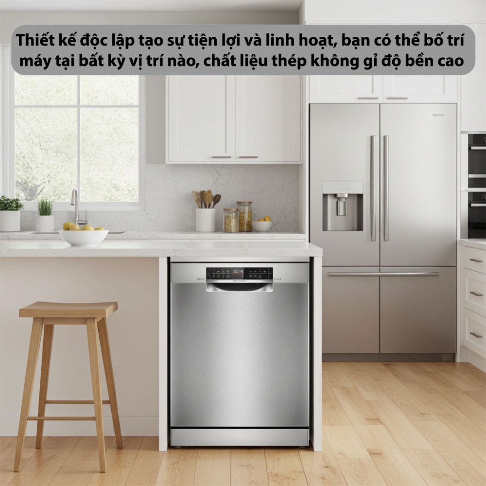 Máy rửa chén độc lập Bosch SMS6ZCI01P - Hàng chính hãng