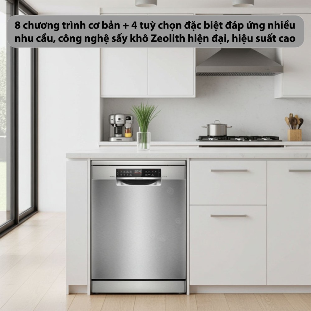 Máy rửa chén độc lập Bosch SMS6ZCI01P - Hàng chính hãng