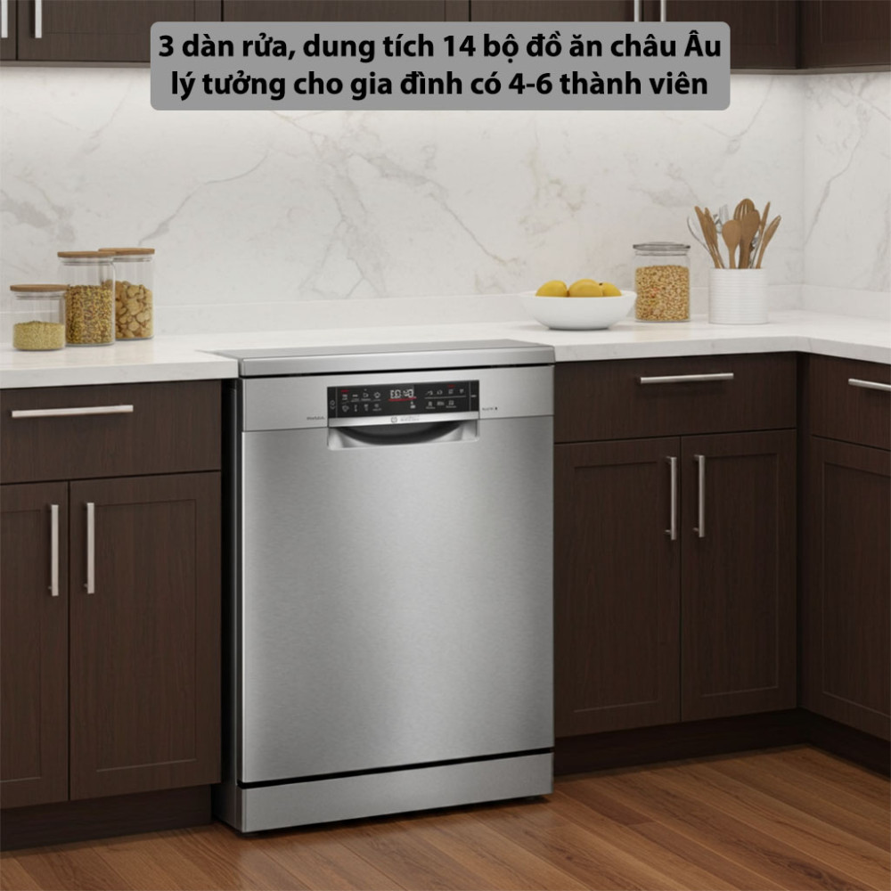 Máy rửa chén độc lập Bosch SMS6ZCI03E Serie 6 - Hàng chính hãng