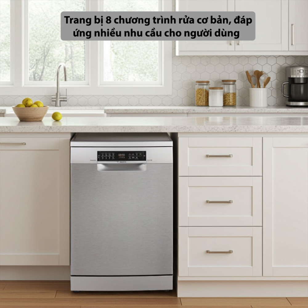 Máy rửa chén độc lập Bosch SMS6ZCI03E Serie 6 - Hàng chính hãng