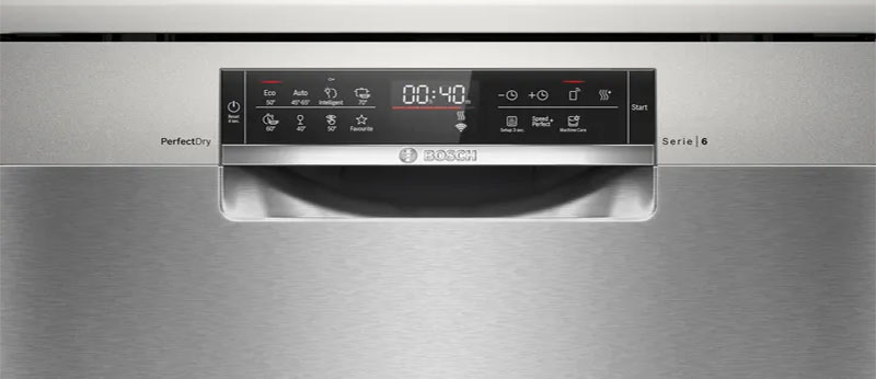 Bảng điều khiển của Máy rửa chén độc lập Bosch SMS6ZCI16E