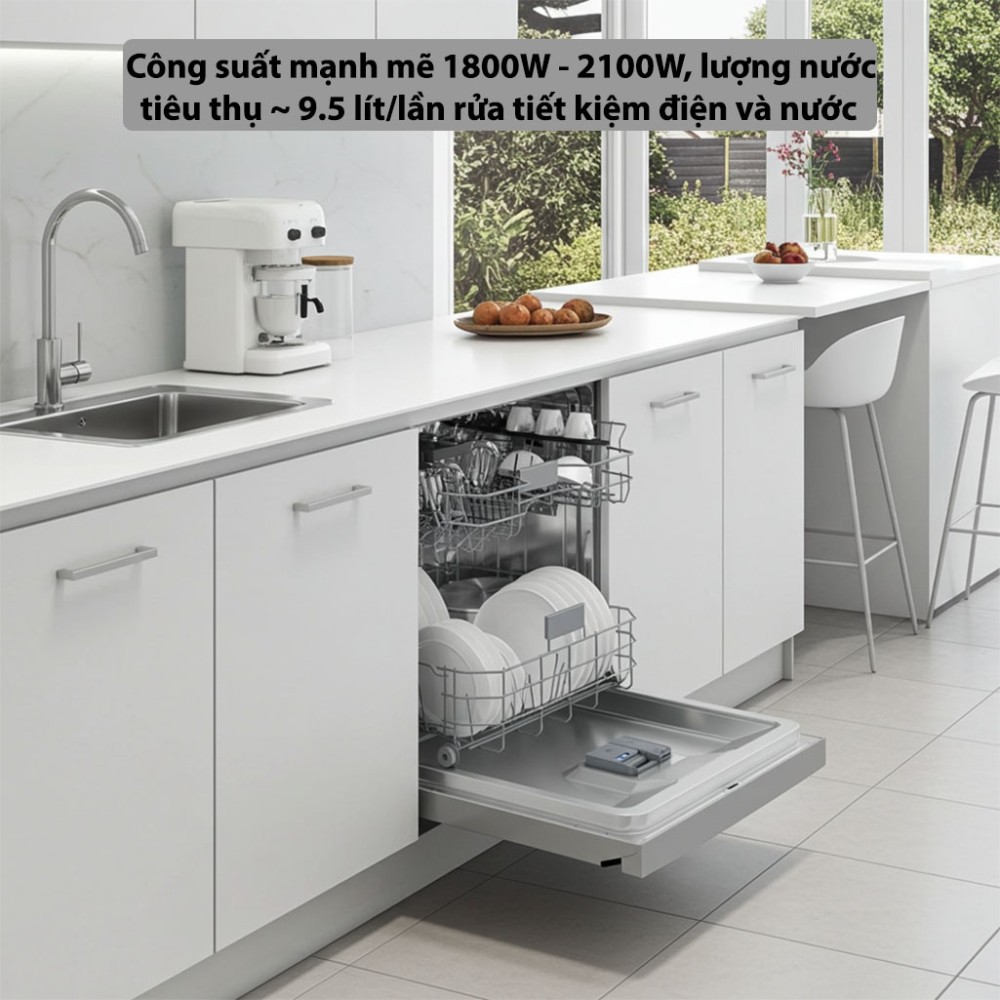 Máy rửa chén độc lập Hitachi HDF-F146VX - Hàng chính hãng