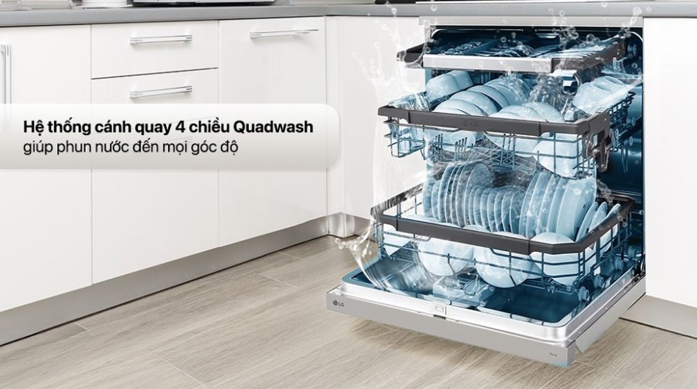 Máy rửa chén độc lập LG LDT14SVA4 - Hàng chính hãng