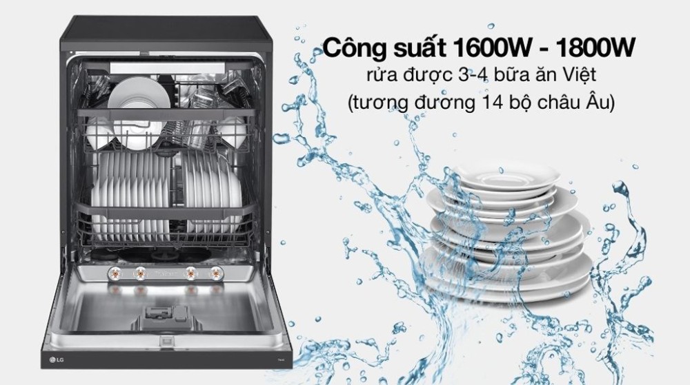 Máy rửa chén độc lập LG LDT14SVA4 - Hàng chính hãng