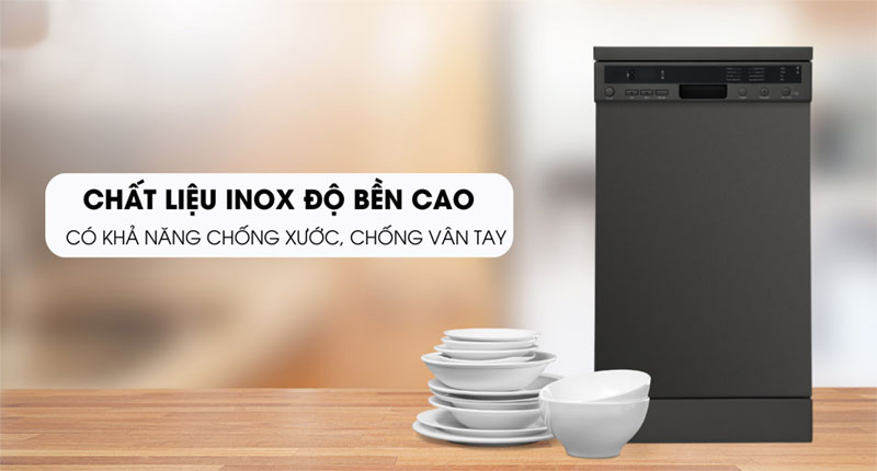 Máy rửa chén độc lập Malloca MDW10-BS08FS - Hàng chính hãng