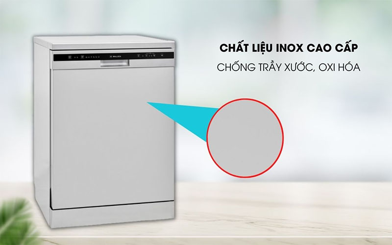 Máy rửa chén độc lập Malloca WQP12- 5201E - Hàng chính hãng
