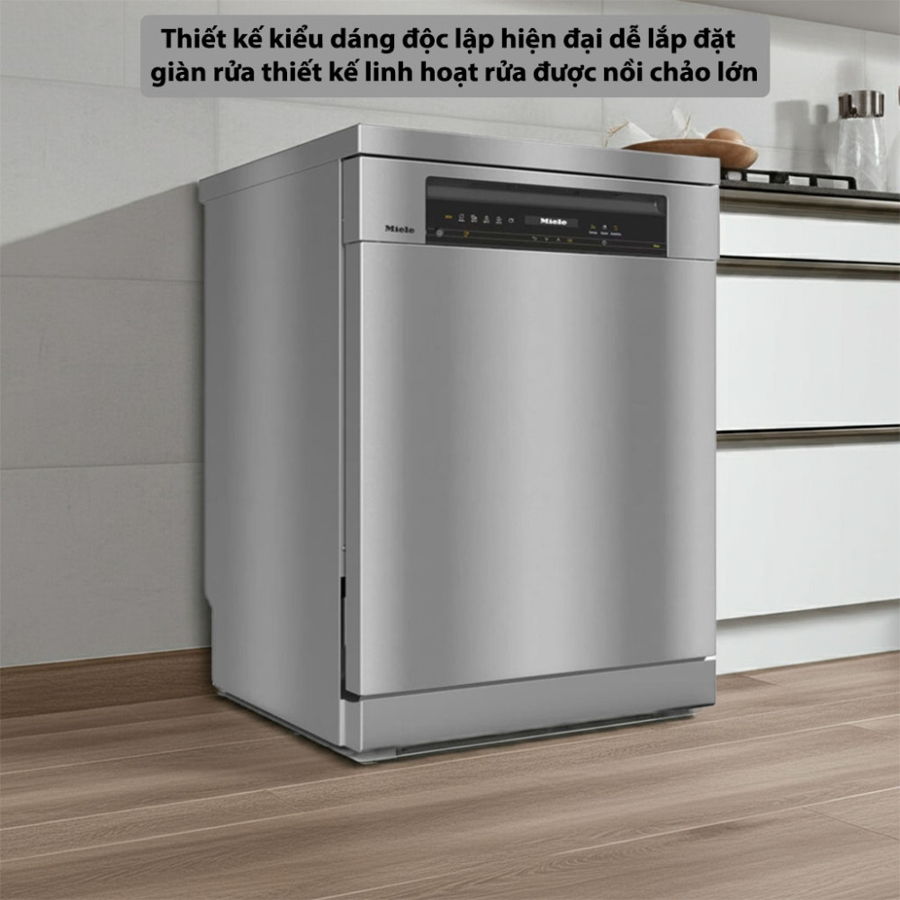 Máy rửa chén độc lập Miele G 7600 SC EDST/CLST AutoDos thiết kế hiện đại