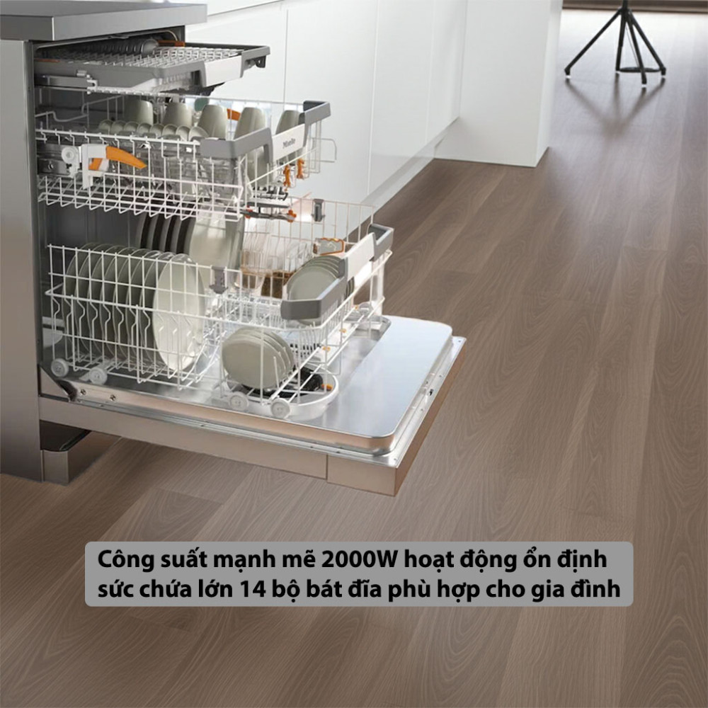 Máy rửa chén độc lập Miele G 7600 SC EDST/CLST AutoDos công suất mạnh mẽ cho hiệu suất cao