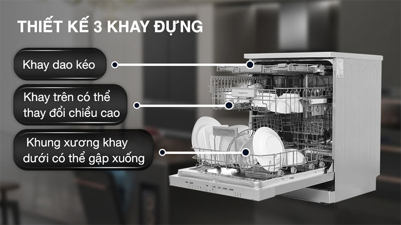 Máy rửa chén độc lập Nagakawa NAG3601M15 - Hàng chính hãng