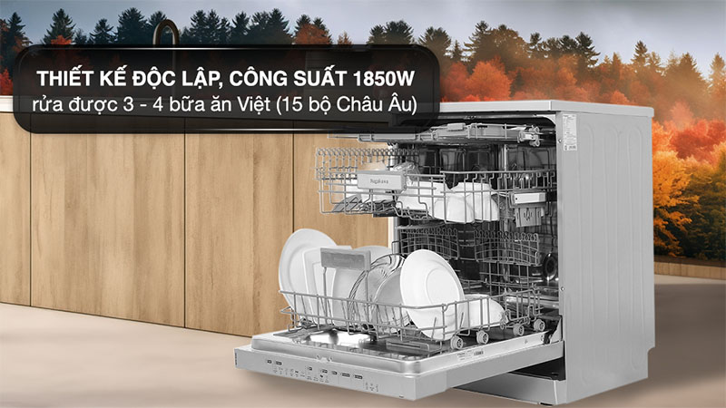 Máy rửa chén độc lập Nagakawa NAG3601M15 - Hàng chính hãng
