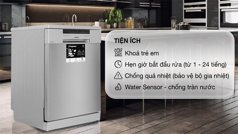 Máy rửa chén độc lập Nagakawa NAG3601M15 - Hàng chính hãng