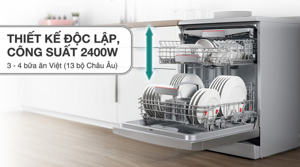 Máy rửa chén độc lập Bosch SMS4ECI26E - Hàng chính hãng