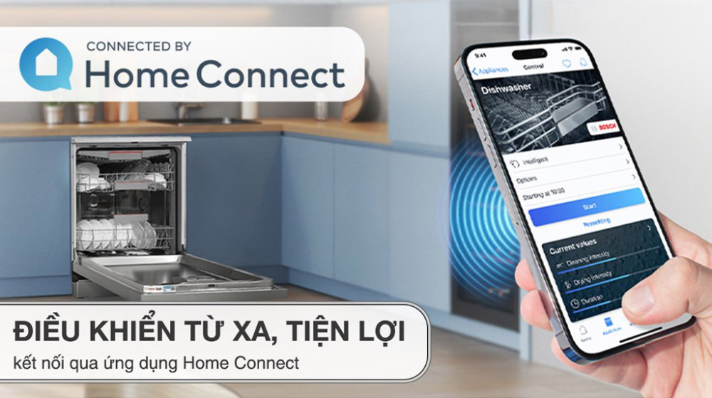 Máy rửa chén độc lập Bosch SMS4ECI26E - Hàng chính hãng