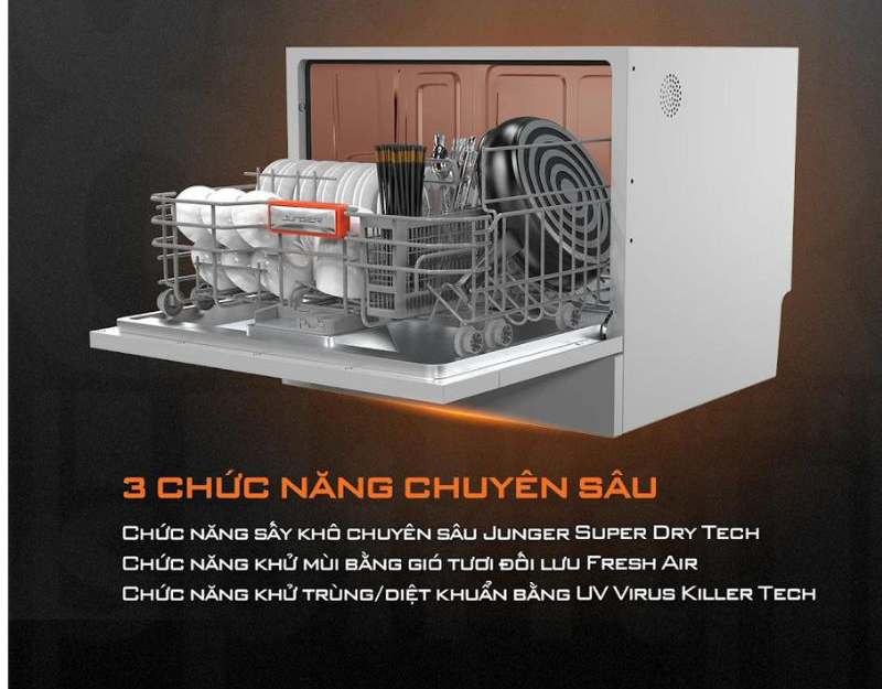 Máy rửa chén Junger DWJ-060 - Hàng chính hãng