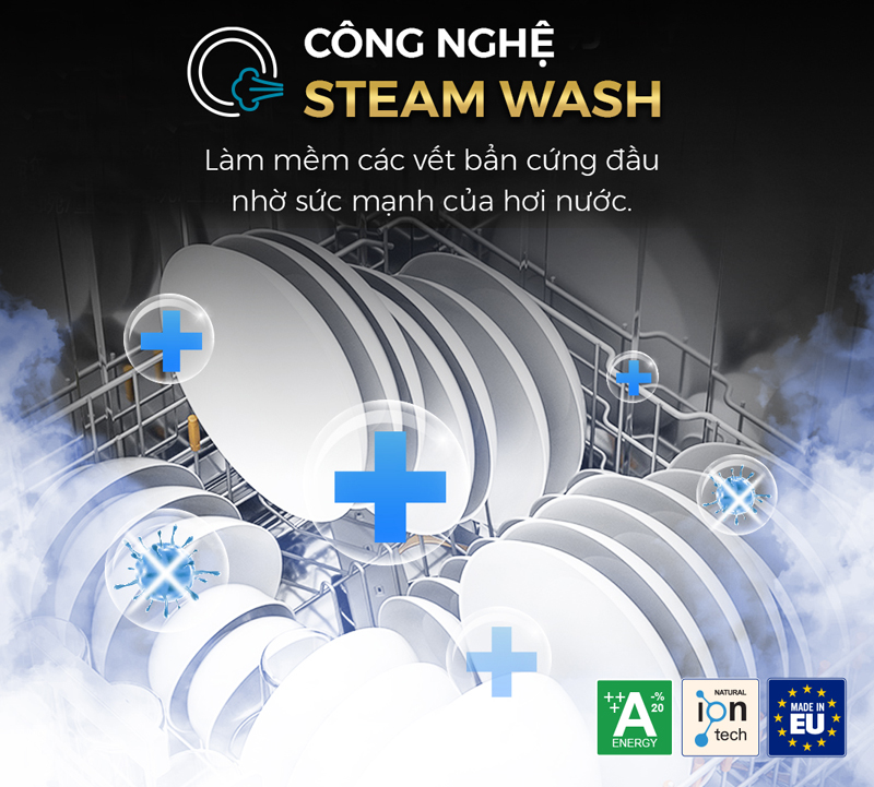 Máy rửa bát Kocher KDEU-8855S7 - Hàng chính hãng