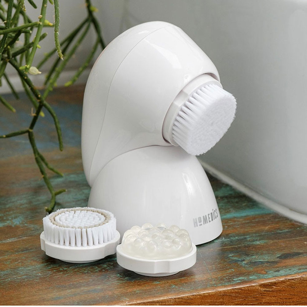 Máy rửa mặt công nghệ siêu âm 3D HoMedics FAC-600-EU - Hàng chính hãng