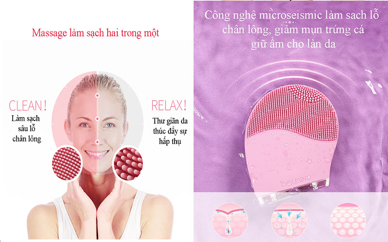 Máy rửa mặt massage Beurer FC49 - Hàng chính hãng