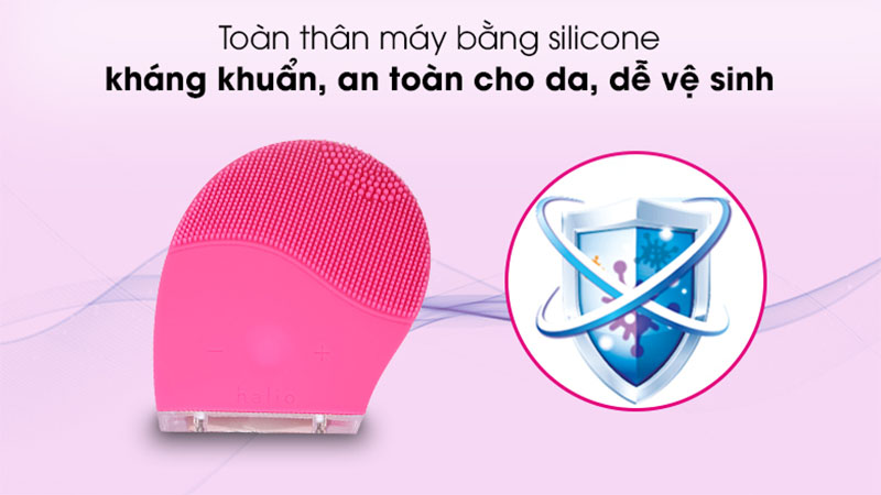 Máy rửa mặt và massage Halio Facial Cleansing & Massaging Device