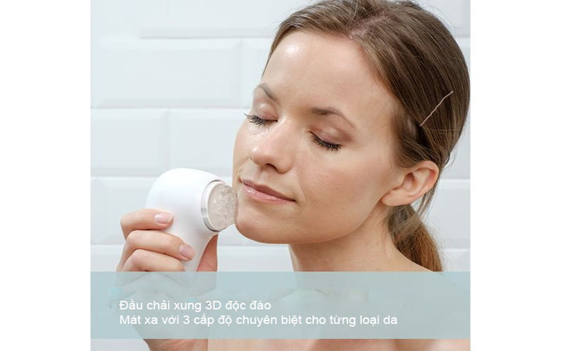 Máy rửa mặt siêu âm HoMedics FAC-700-EU - Hàng chính hãng