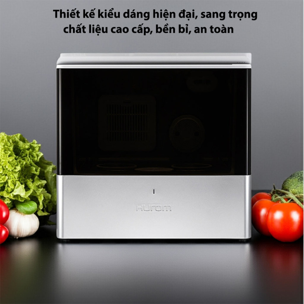 Máy rửa thực phẩm Hurom UC-B01 thiết kế sang trọng, chất liệu bền đẹp