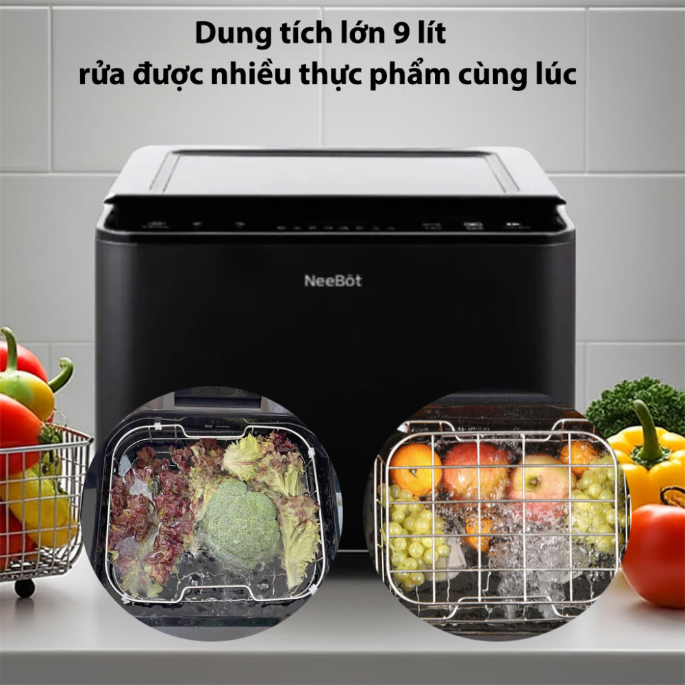 Máy rửa thực phẩm Neebot JSK-19025 9 Lít - Hàng chính hãng