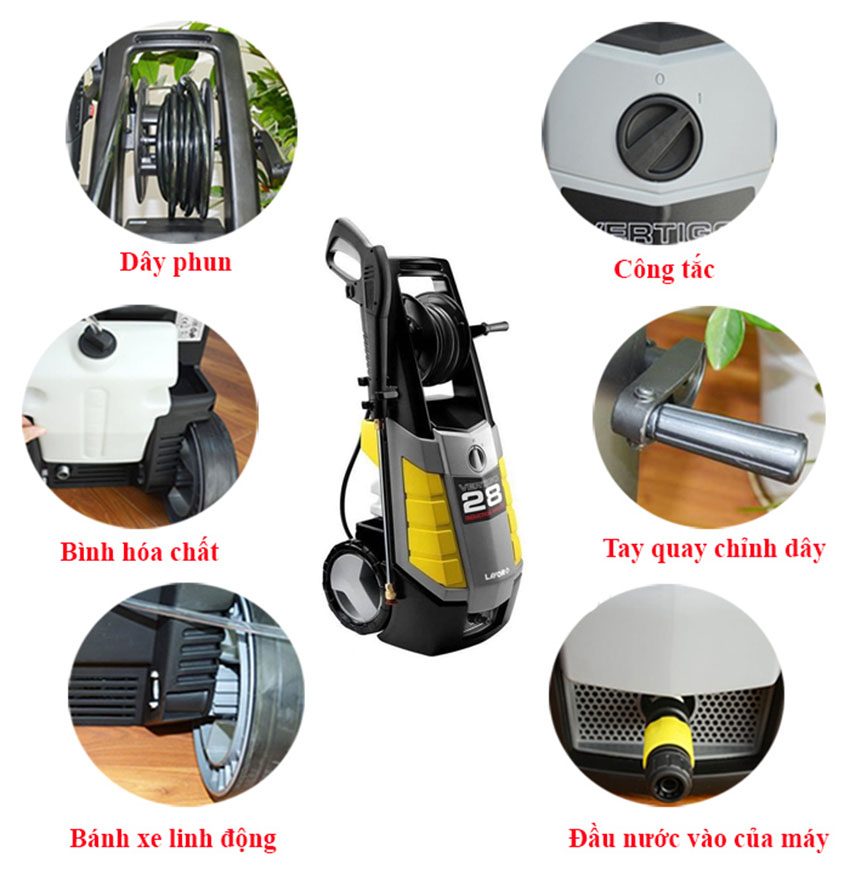 Chi tiết của máy rửa xe Lavor VERTIGO 28