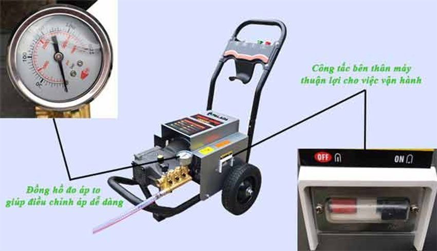 Máy rửa xe Palada PD 80/2.2 - Hàng chính hãng