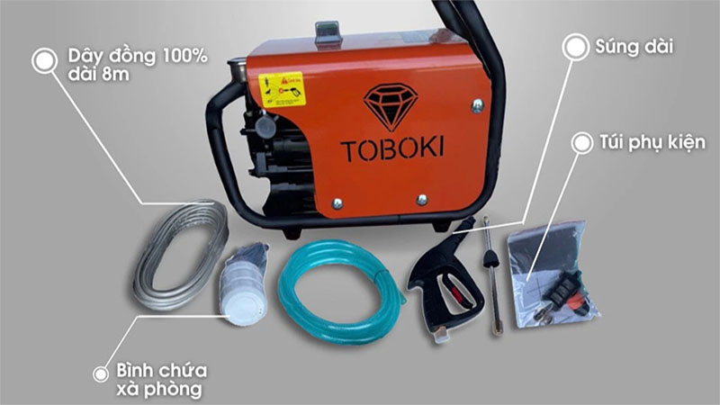Máy rửa xe Toboki TK-888 - Hàng chính hãng