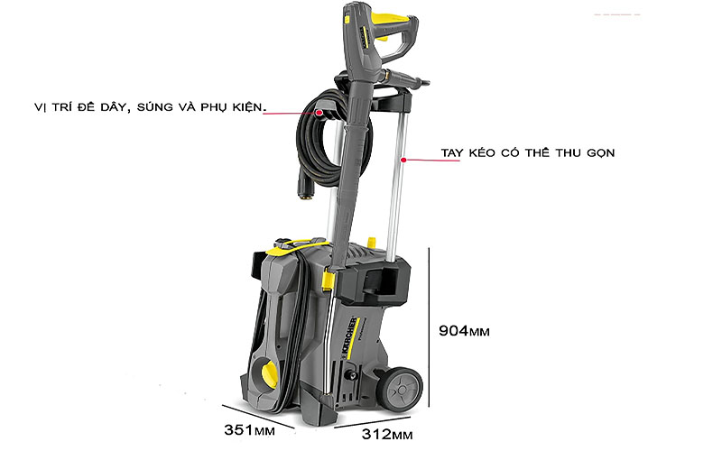 Thiết kế của Máy rửa xe cao áp Karcher HD 5/11 P