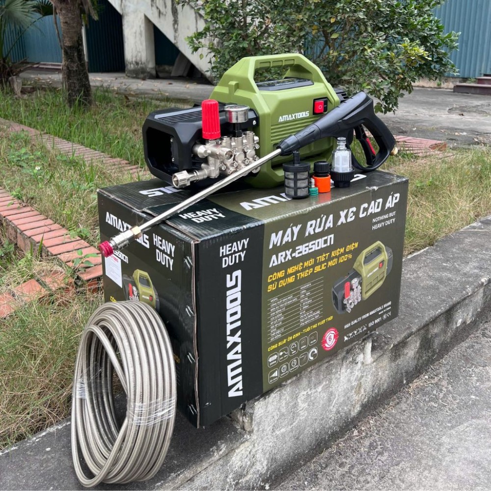 Máy rửa xe cao áp Amaxtools ARX-2650 - Hàng chính hãng