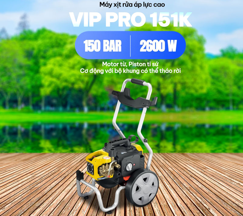 Máy xịt rửa chuyên dụng Annovi Reverberi VIP PRO 151K - Hàng chính hãng