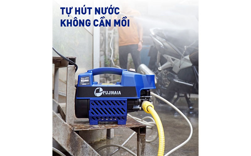 Máy rửa xe mô tơ cảm ứng từ Fujihaia PW96E - Hàng chính hãng