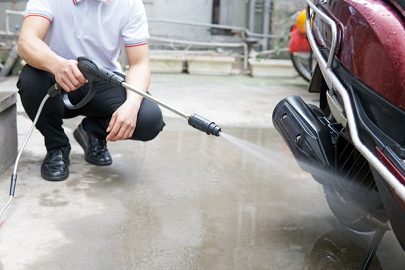 Máy rửa xe mô tơ cảm ứng từ Fujihome PW01A - Hàng chính hãng