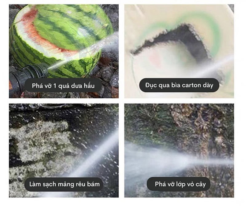 Máy rửa xe mô tơ cảm ứng từ Fujihome PW01A - Hàng chính hãng