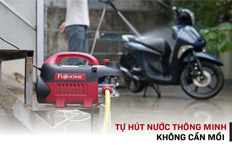 Máy rửa xe mô tơ từ Fujihome PWX1AJ - Hàng chính hãng